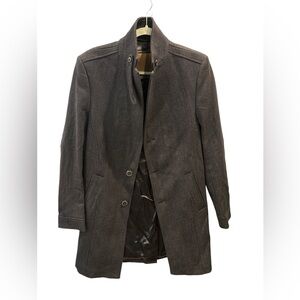 Zara Men's Dark Grey Trench Coat
